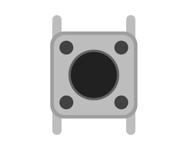 The Push Button as drawn on the PinBench canvas.